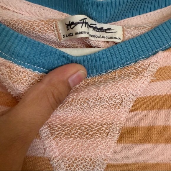 NWOT Free People Womens Classic Striped Crew Latte Combo - Picture 15 of 16